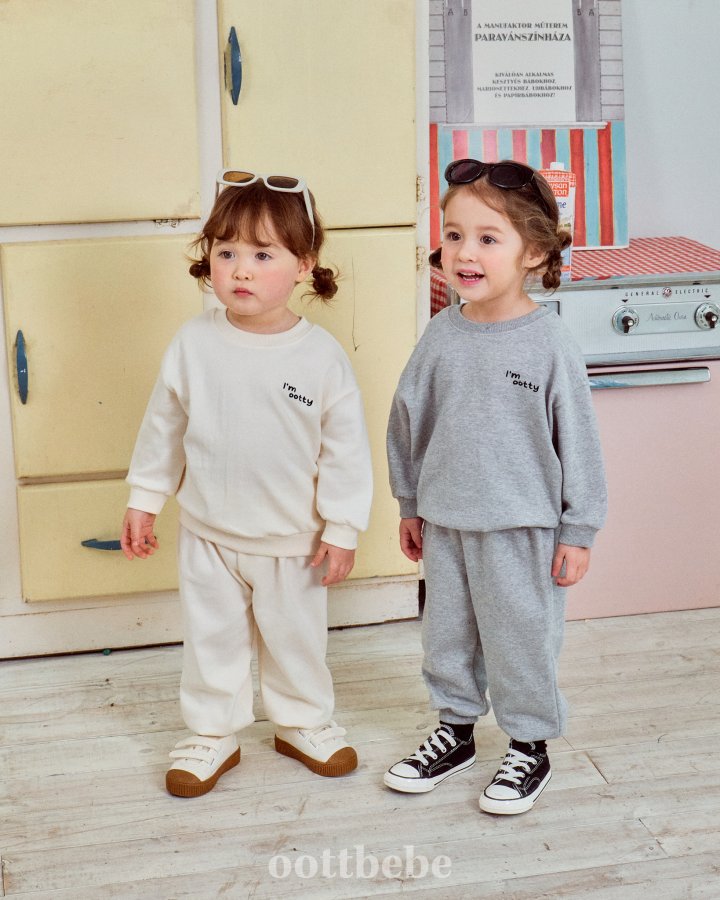 Oott Bebe - Korean Baby Fashion - #babyootd - Im Otti Top Bottom Set