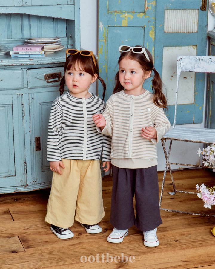 Oott Bebe - Korean Baby Fashion - #babyoninstagram - Daily Wide Pants - 4
