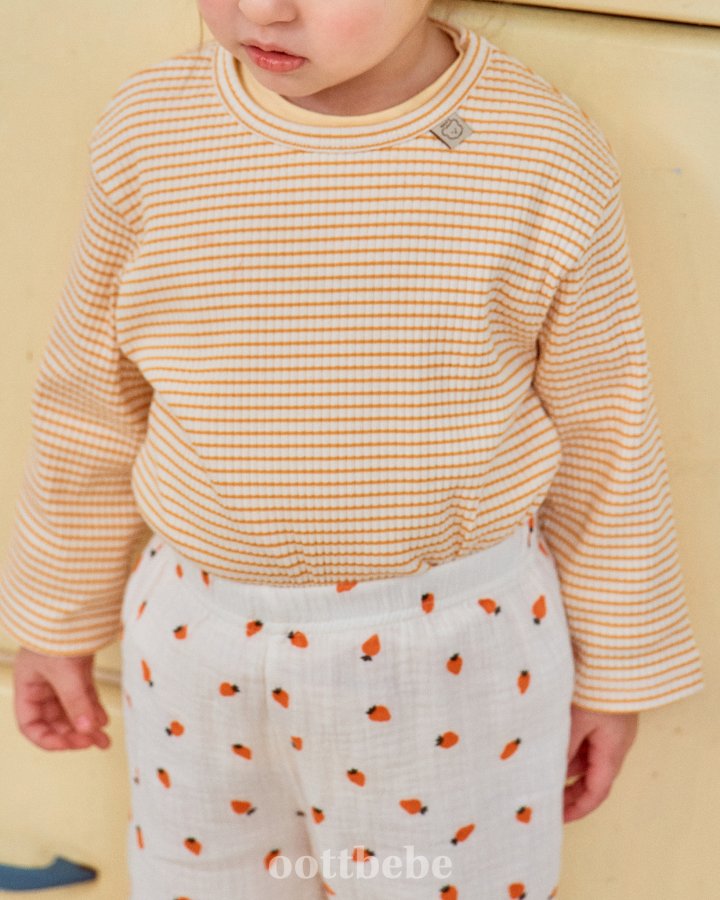 Oott Bebe - Korean Baby Fashion - #babyootd - Love Tee Set - 5