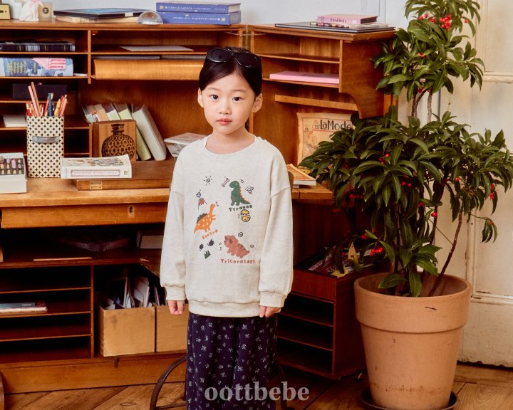 Oott Bebe - Korean Baby Fashion - #babyootd - Dino Sweatshirts - 11