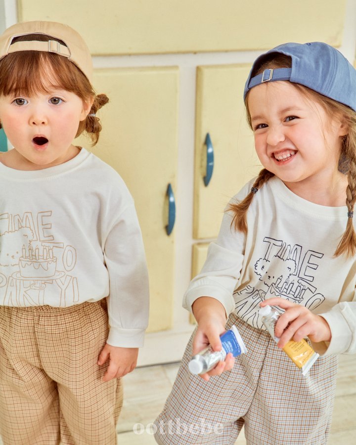 Oott Bebe - Korean Baby Fashion - #babyoutfit - Party Top Bottom Set - 6