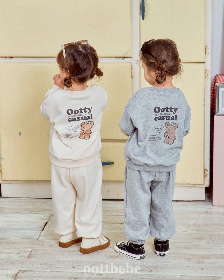 Oott Bebe - Korean Baby Fashion - #babyoutfit - Im Otti Top Bottom Set - 2