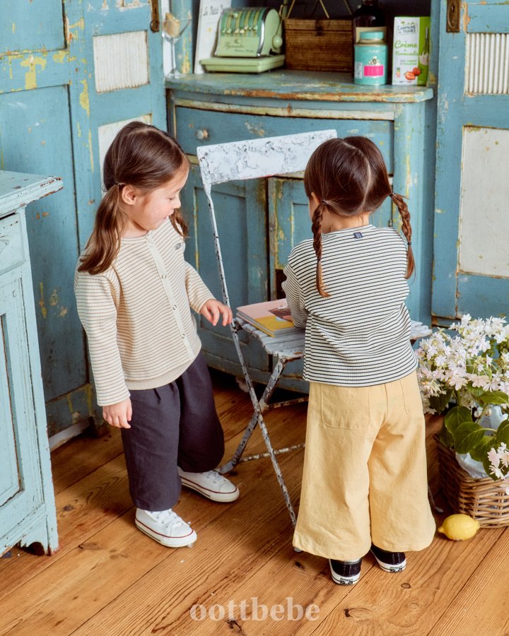 Oott Bebe - Korean Baby Fashion - #babyoutfit - Daily Wide Pants - 5