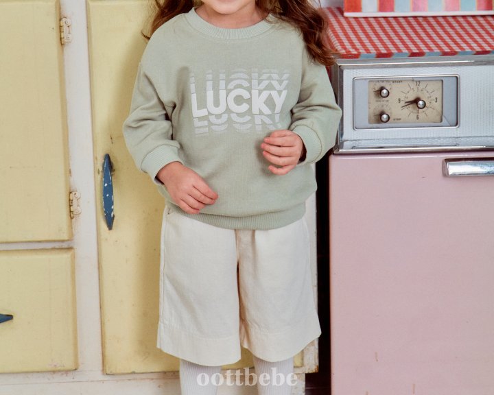 Oott Bebe - Korean Baby Fashion - #babyoutfit - Lucky Sweatshirts - 9