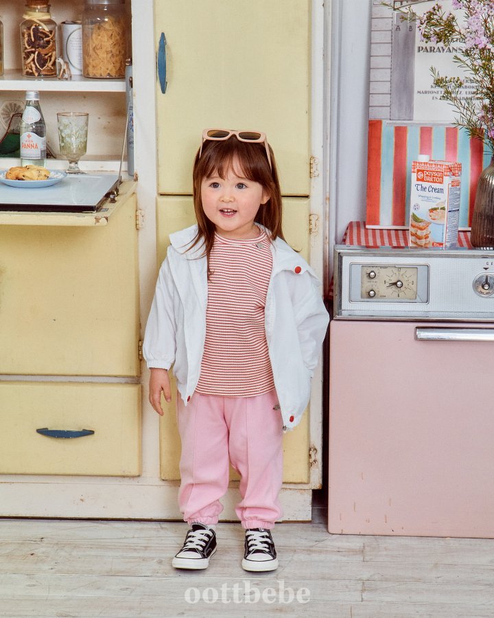 Oott Bebe - Korean Baby Fashion - #babyoutfit - Love Tee Set - 7