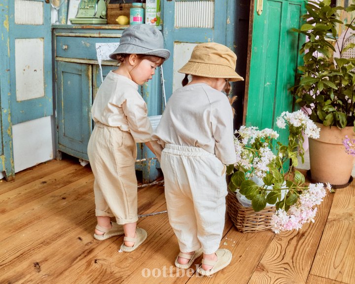 Oott Bebe - Korean Baby Fashion - #babyoutfit - Tyo Pocket Pants - 3