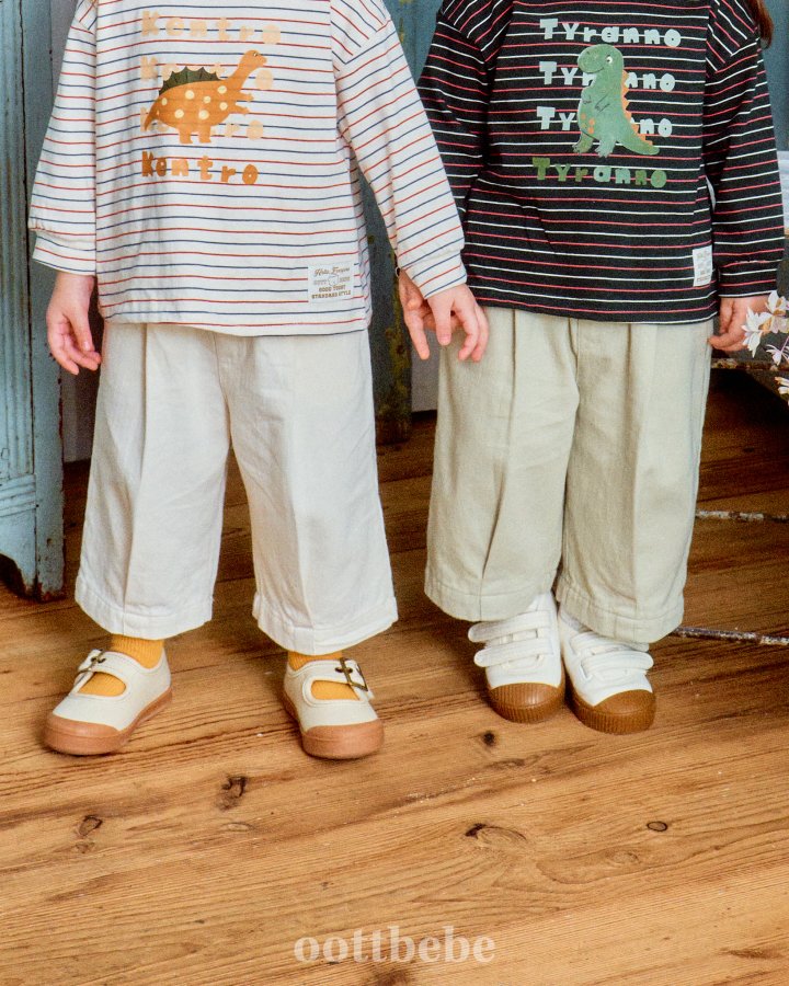 Oott Bebe - Korean Baby Fashion - #babyoutfit - Sand Pintuck Pants