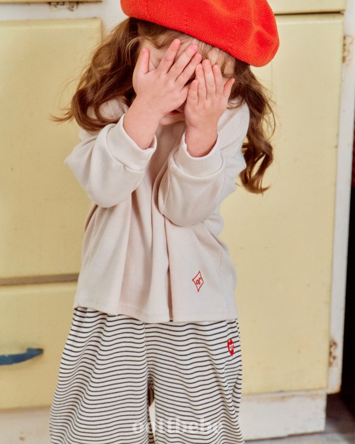 Oott Bebe - Korean Baby Fashion - #babyoutfit - Holiday Waffle Pants - 11