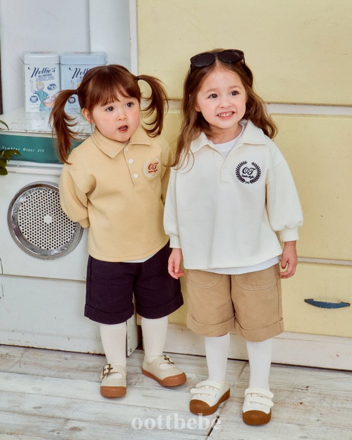 Oott Bebe - Korean Baby Fashion - #babyoutfit - PK Box Collar Tee - 9