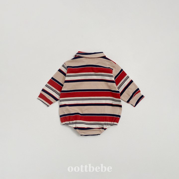 Oott Bebe - Korean Baby Fashion - #babywear - Meet Collar Suit - 2