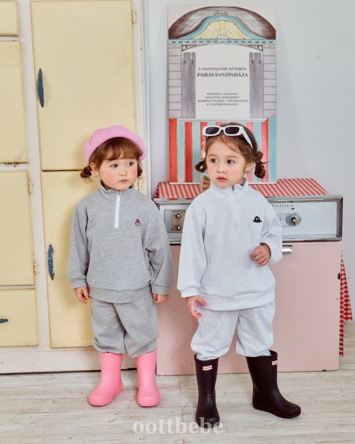 Oott Bebe - Korean Baby Fashion - #babywear - UFO Anorak Top Bottom Set