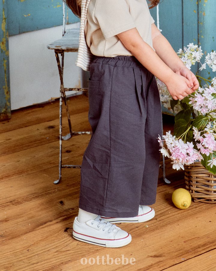 Oott Bebe - Korean Baby Fashion - #babywear - Daily Wide Pants - 7