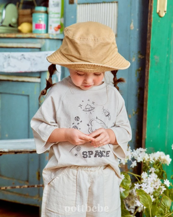 Oott Bebe - Korean Baby Fashion - #babywear - Pigment Space Tee - 5