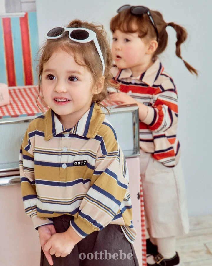 Oott Bebe - Korean Baby Fashion - #babywear - Mitte Collar Tee