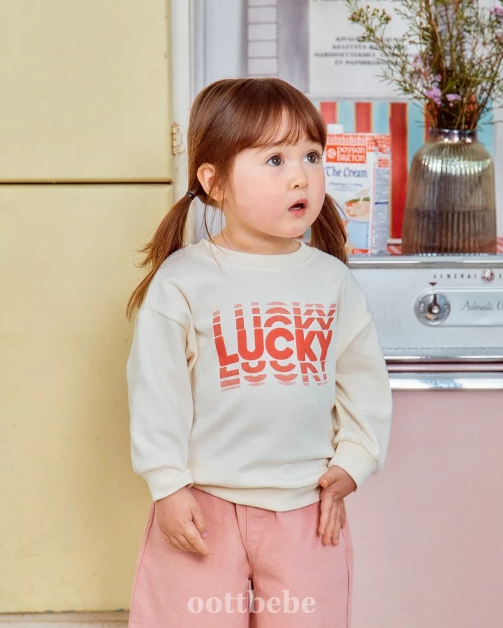 Oott Bebe - Korean Baby Fashion - #babywear - Lucky Sweatshirts - 11
