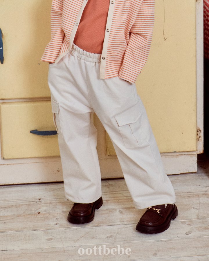 Oott Bebe - Korean Baby Fashion - #babywear - Work Cargo Pants - 2