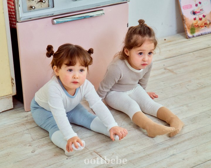 Oott Bebe - Korean Baby Fashion - #onlinebabyboutique - Slush Modal Rib Easywear