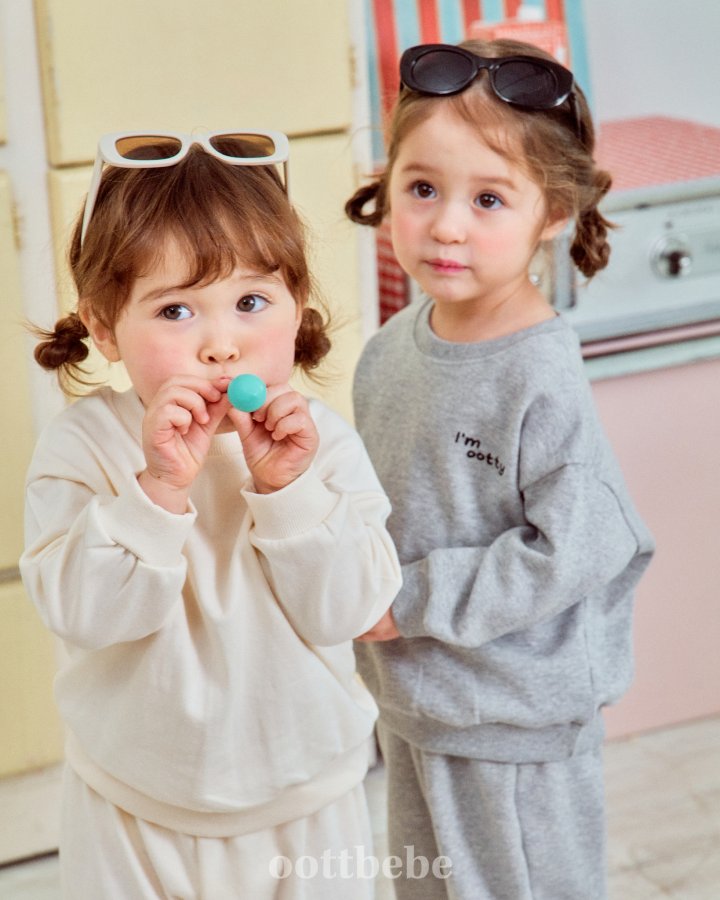 Oott Bebe - Korean Baby Fashion - #onlinebabyboutique - Im Otti Top Bottom Set - 5