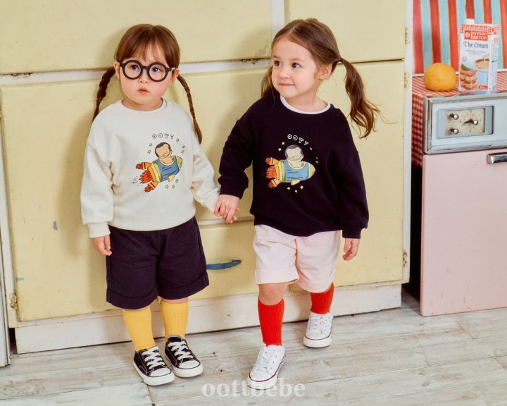 Oott Bebe - Korean Baby Fashion - #onlinebabyboutique - Spaceship Sweatshirts - 9