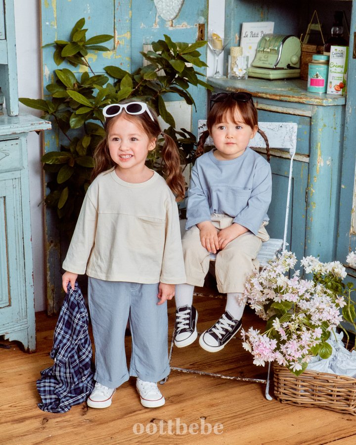 Oott Bebe - Korean Baby Fashion - #onlinebabyboutique - Margarine Tee