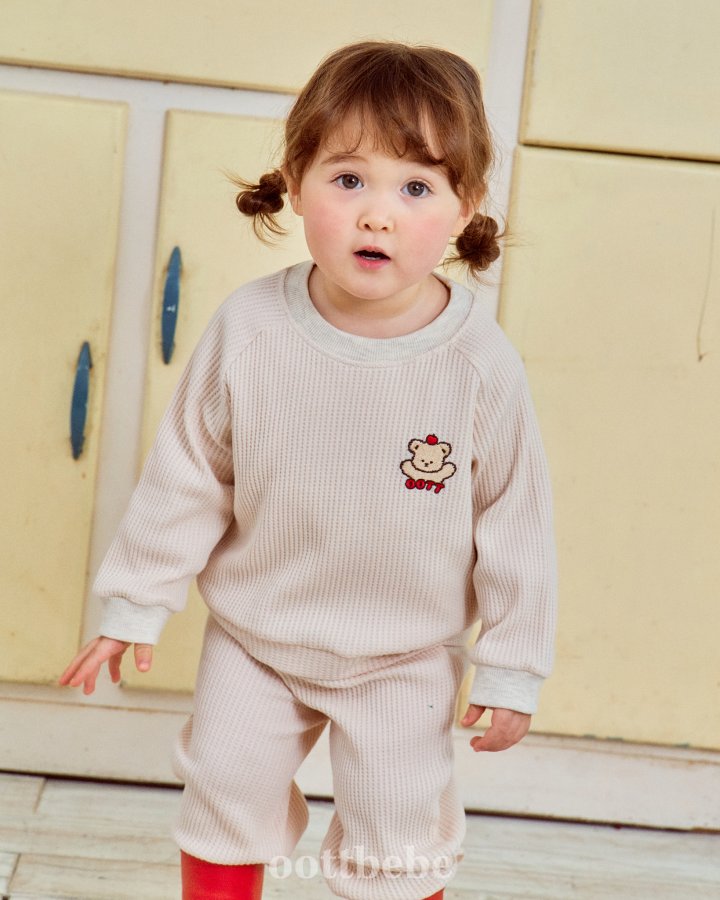 Oott Bebe - Korean Baby Fashion - #onlinebabyshop - Apple Otti Top Bottom Set - 7