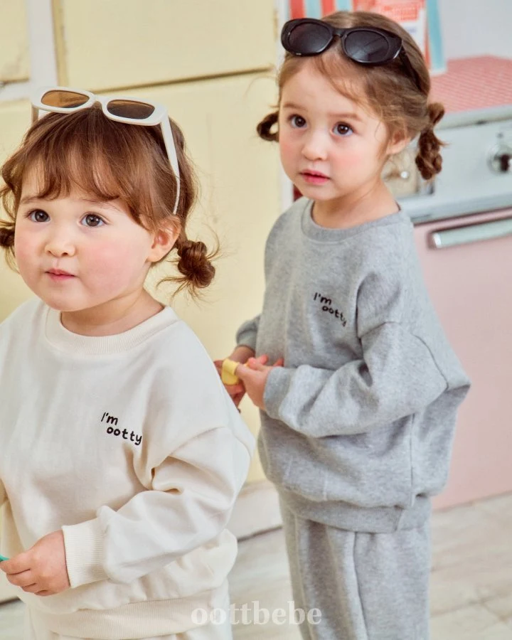 Oott Bebe - Korean Baby Fashion - #onlinebabyshop - Im Otti Top Bottom Set - 6