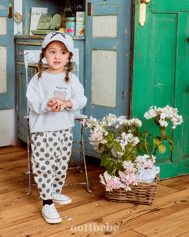 Oott Bebe - Korean Baby Fashion - #onlinebabyshop - Dot Pumpkin Pants - 2
