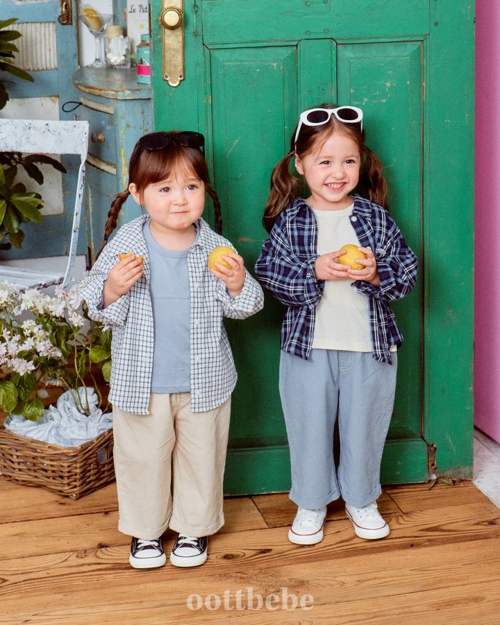 Oott Bebe - Korean Baby Fashion - #onlinebabyshop - Cotton Cabra Pants