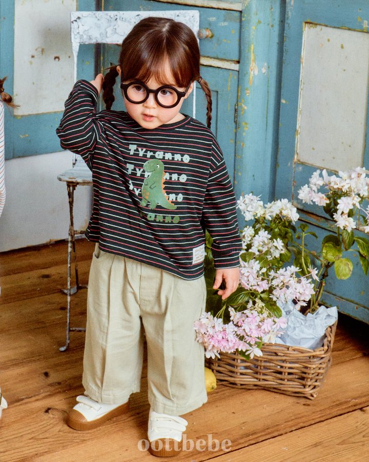 Oott Bebe - Korean Baby Fashion - #onlinebabyshop - Dino Tee - 3