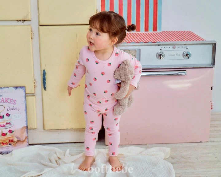 Oott Bebe - Korean Baby Fashion - #smilingbaby - Petit Cotton Span Easywear Set - 2