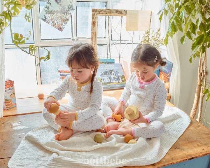Oott Bebe - Korean Baby Fashion - #smilingbaby - Mini Span Rib Cute Easywear