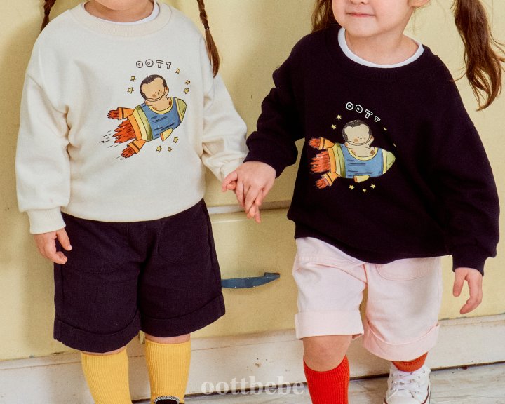 Oott Bebe - Korean Baby Fashion - #smilingbaby - Spaceship Sweatshirts - 11