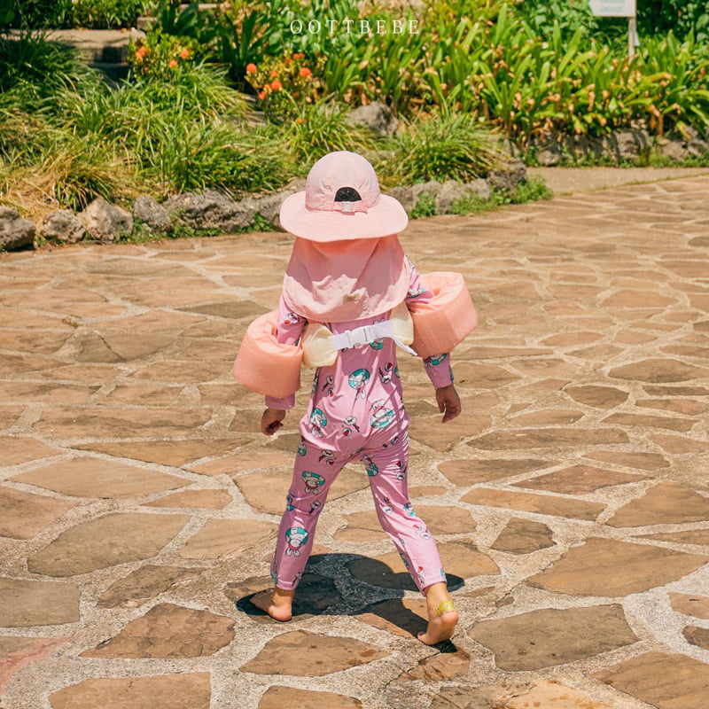 Oott Bebe - Korean Children Fashion - #Kfashion4kids - Oott Summer Full Body Rash Guard - 6