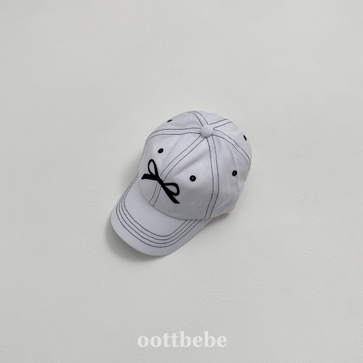 Oott Bebe - Korean Children Fashion - #discoveringself - Denim Ribbon Ball Cap