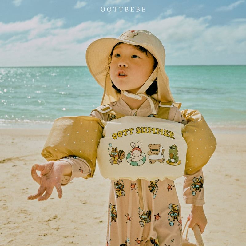 Oott Bebe - Korean Children Fashion - #fashionkids - Oott Summer Arm Ring Jacket - 3