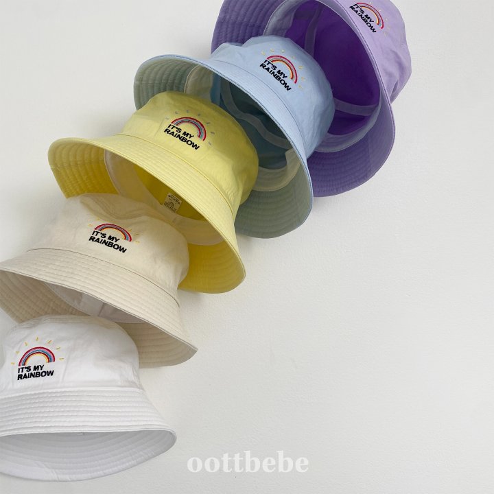 Oott Bebe - Korean Children Fashion - #kidsstore - Rainbow Bucket Hat