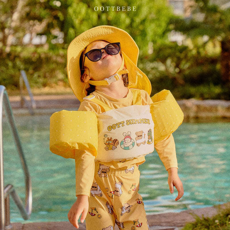 Oott Bebe - Korean Children Fashion - #kidsstore - Oott Summer Arm Ring Jacket - 5