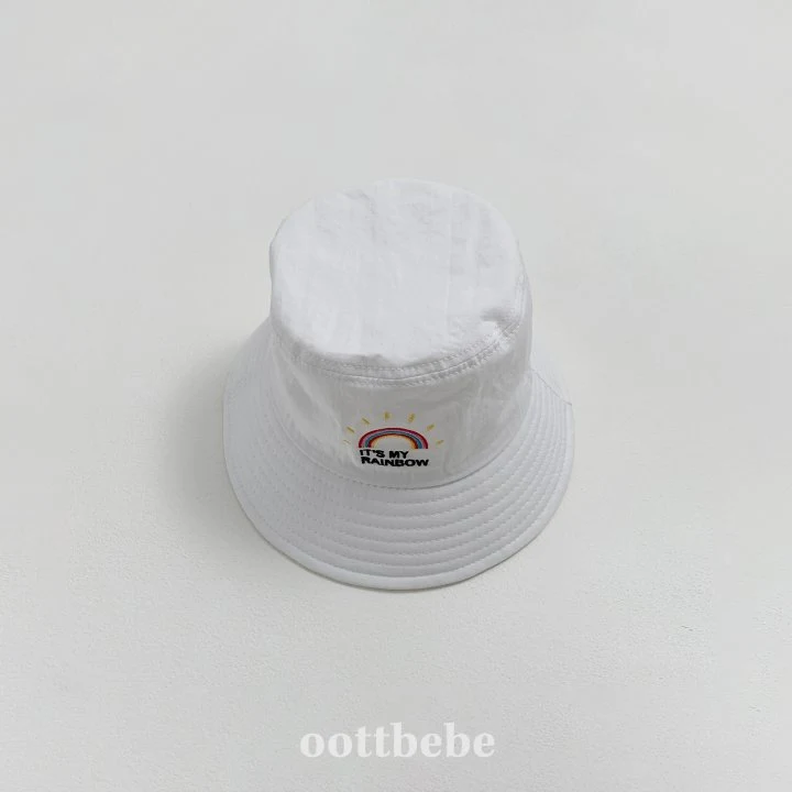 Oott Bebe - Korean Children Fashion - #kidzfashiontrend - Rainbow Bucket Hat - 2
