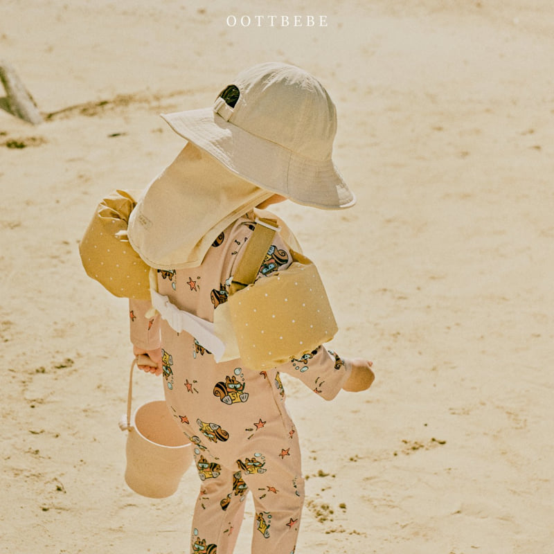 Oott Bebe - Korean Children Fashion - #littlefashionista - Oott Aqua Flap Water Play Cap - 6