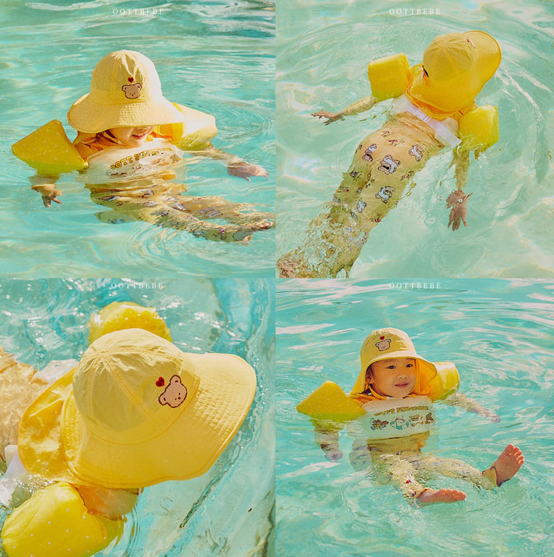 Oott Bebe - Korean Children Fashion - #prettylittlegirls - Oott Aqua Flap Water Play Cap - 9