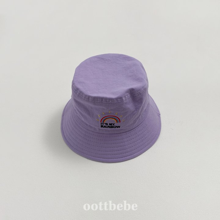 Oott Bebe - Korean Children Fashion - #stylishchildhood - Rainbow Bucket Hat - 10