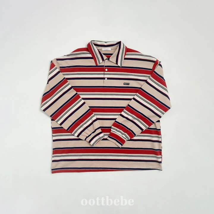 Oott Bebe - Korean Women Fashion - #thatsdarling - Meet Collar Tee (Adult)