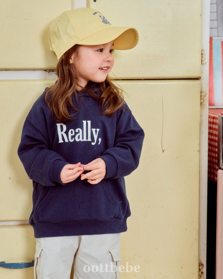 Oott Bebe - Korean Women Fashion - #womensfashion - Nice Hood Sweatshirts MOM - 6