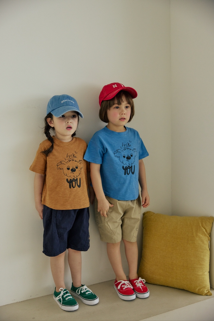 Orange Mom - Korean Children Fashion - #Kfashion4kids - Puppy Span Pants - 5