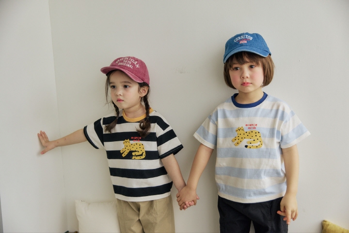 Orange Mom - Korean Children Fashion - #Kfashion4kids - Cat Tee - 5