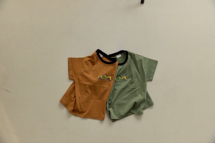 Orange Mom - Korean Children Fashion - #Kfashion4kids - Car Tee - 3