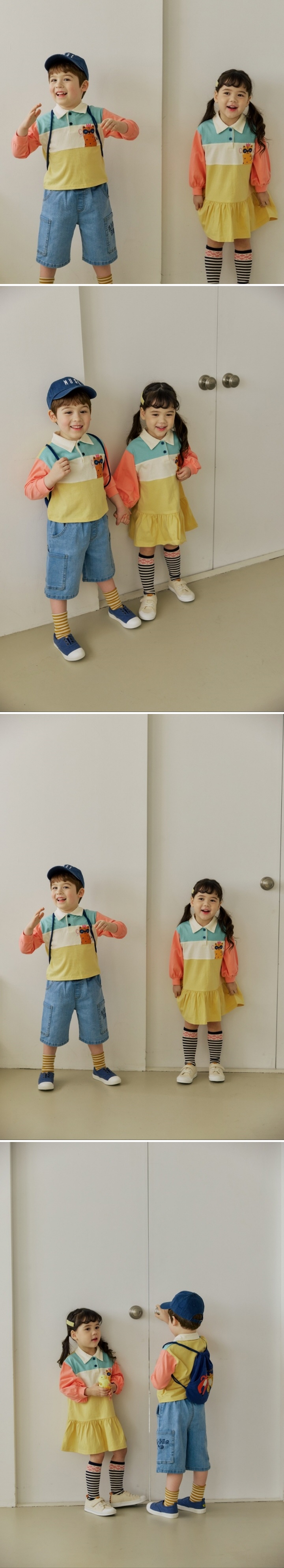 Orange Mom - Korean Children Fashion - #childofig - Crown Cat Tee - 2