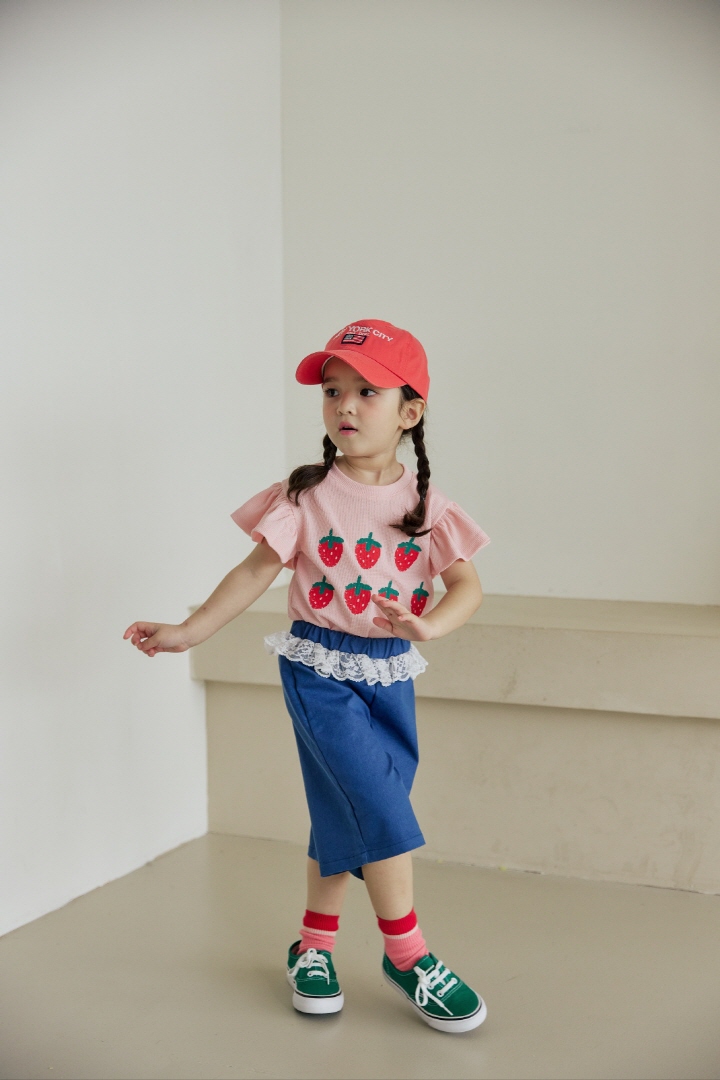 Orange Mom - Korean Children Fashion - #childofig - Lace Span Pants - 12