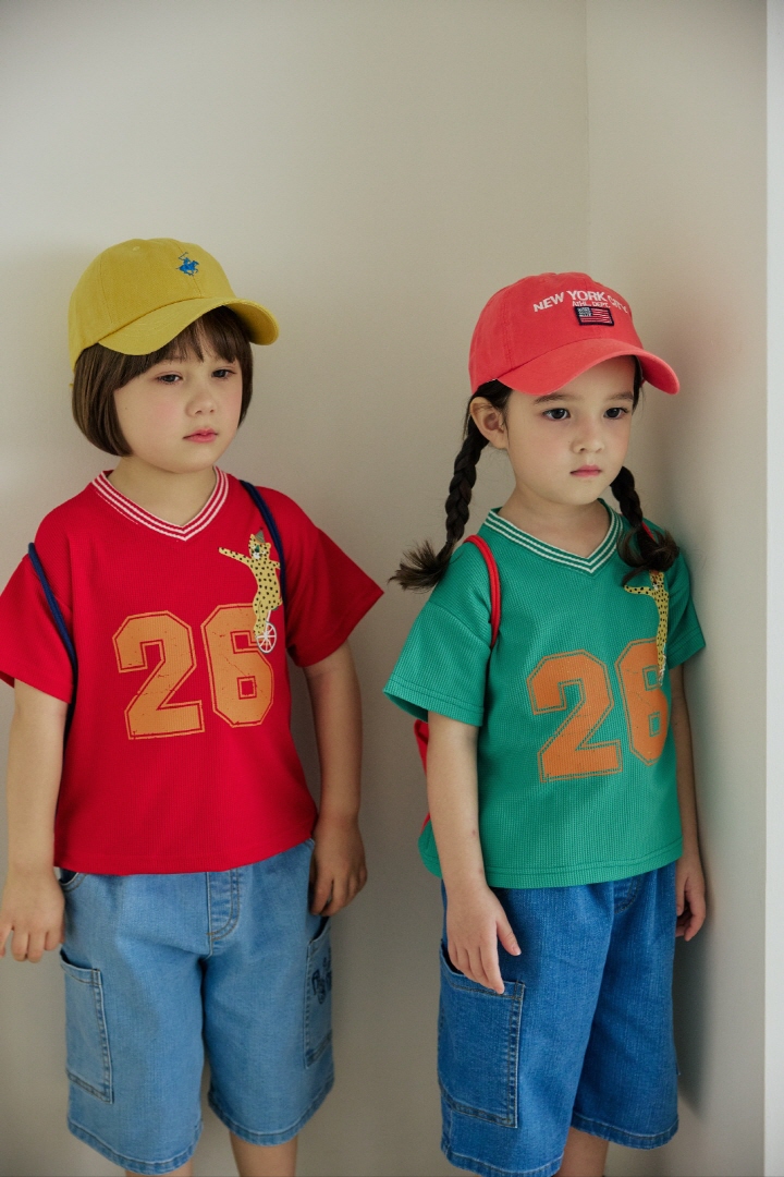 Orange Mom - Korean Children Fashion - #childofig - Cycling Cat Tee - 7