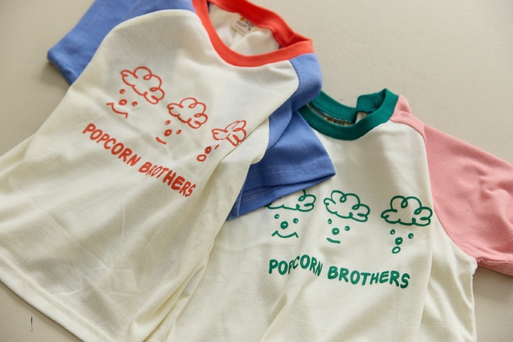 Orange Mom - Korean Children Fashion - #childofig - Raglan Tee - 3